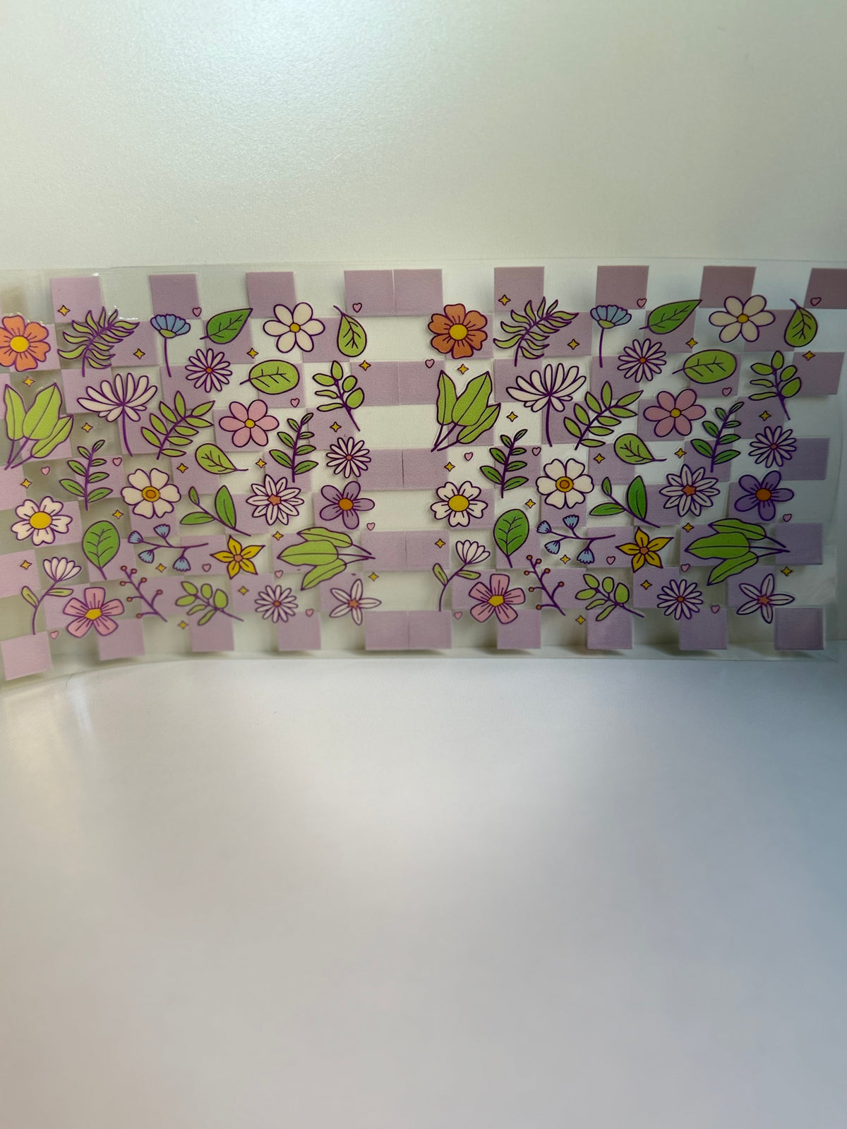 Checkered flowers