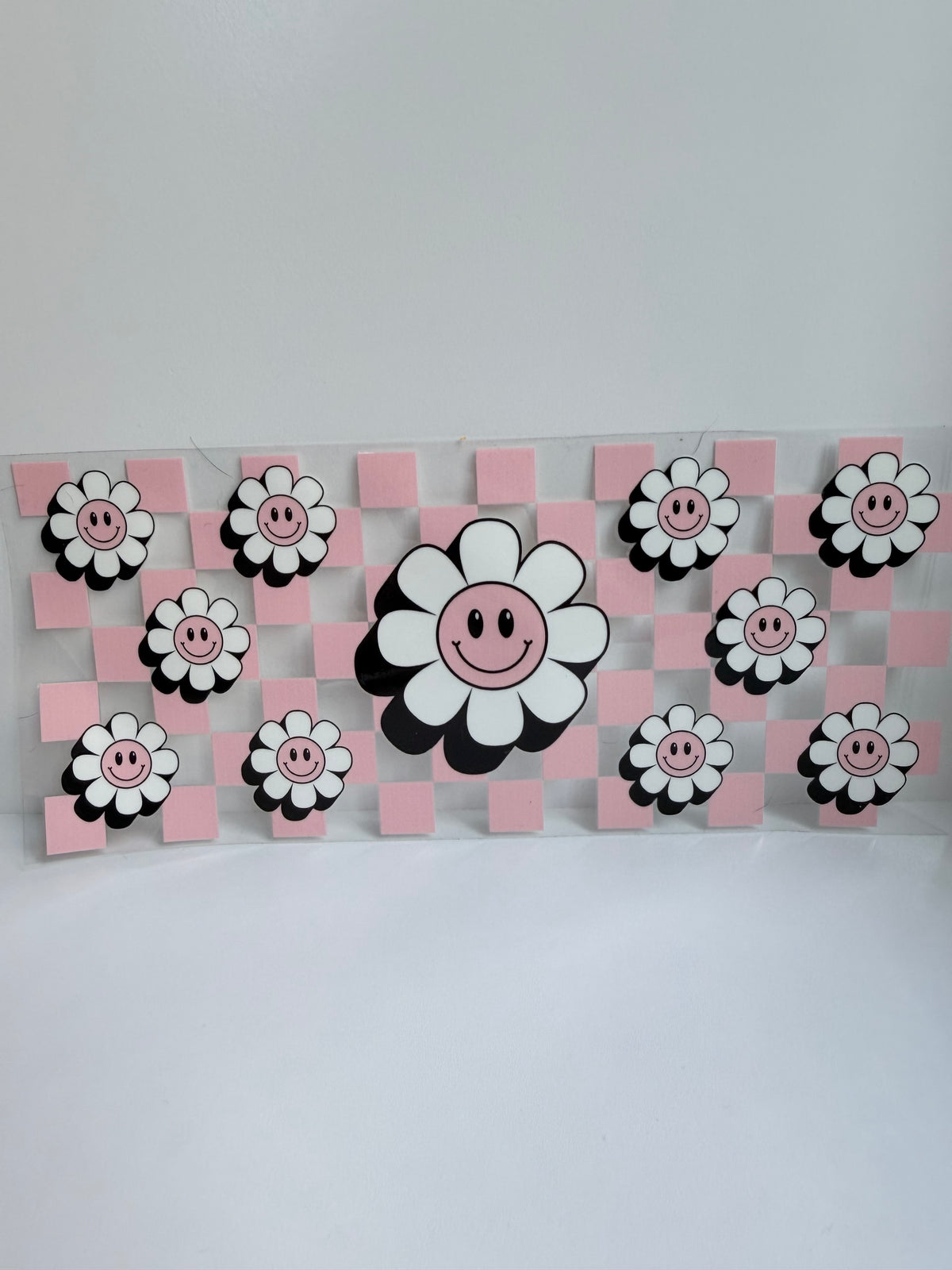 Pink checkered